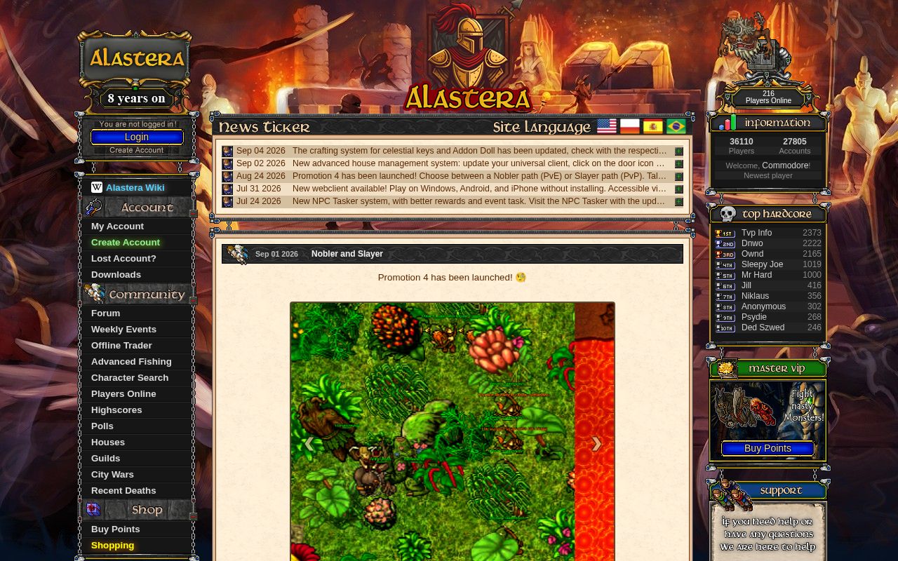 Alastera website