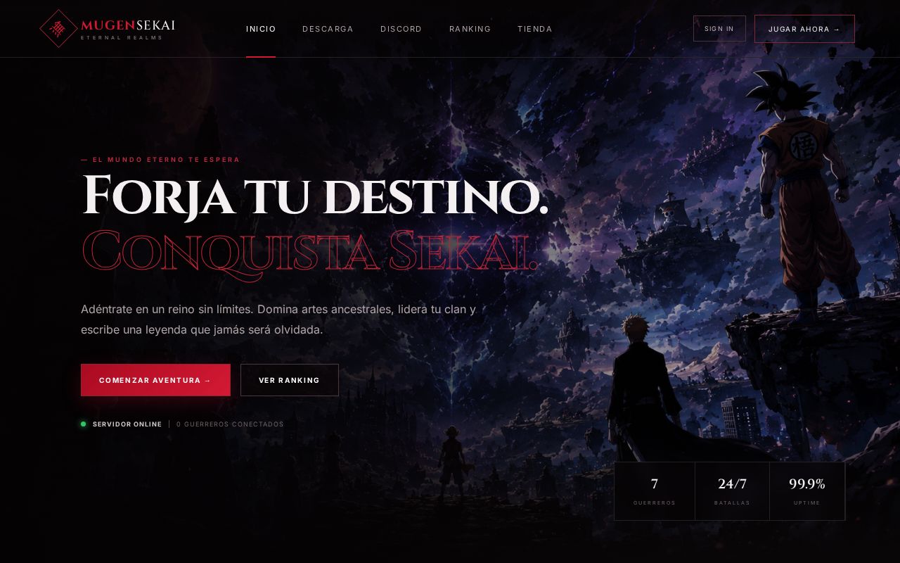 MugenSekai website