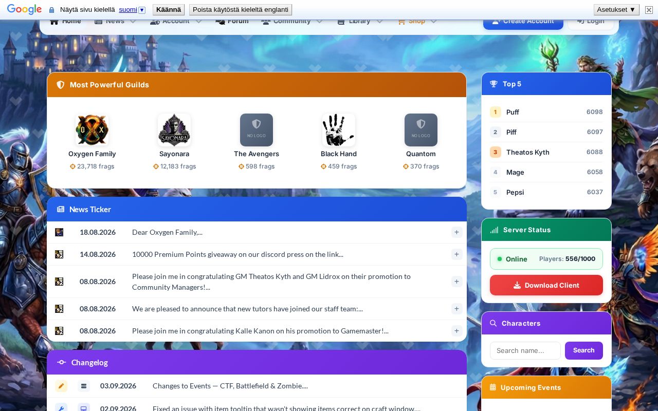 OxygenOT website