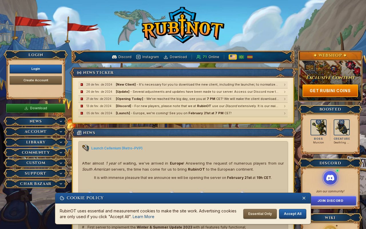 RubinOT website